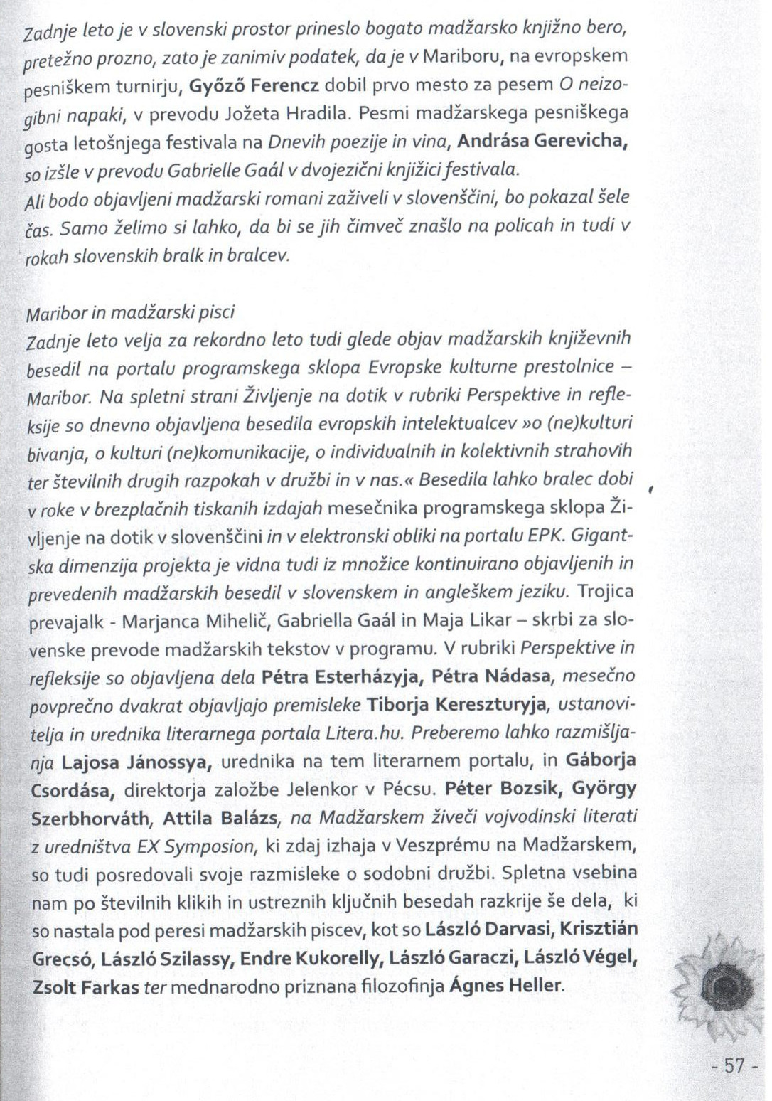 Madzarski klasiki in sodobniki v slovenskih prevodih - 3